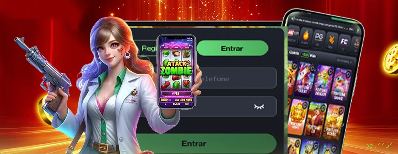 Slots online da bet4454 com jackpots progressivos